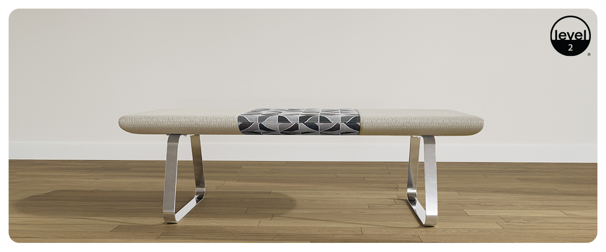 Chico bench by Viaseating in modern lounge – Royal Oak, Michigan