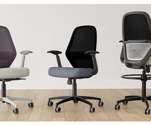 Viaseating Rise chair, high-end office furniture, Birmingham, Michigan.