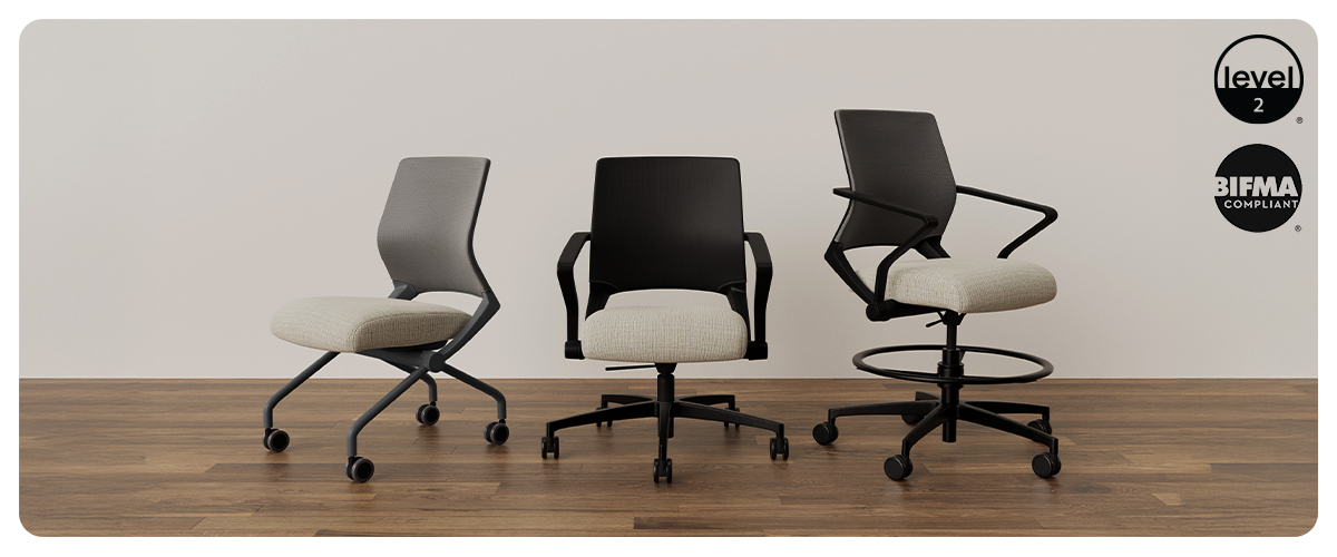 Reset chair by Viaseating in modern office – Royal Oak, Michigan