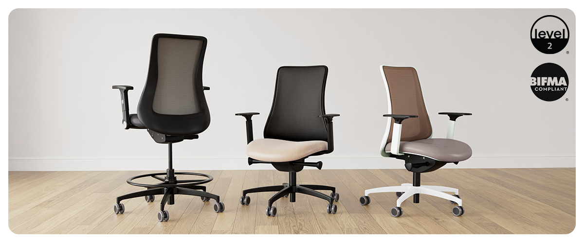Ergonomic Genie® 24/7 chair by Viaseating for Birmingham Michigan workspace