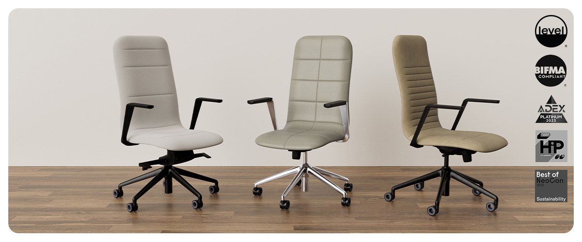 Premium Jeté chair by Viaseating in Royal Oak MI contemporary interior