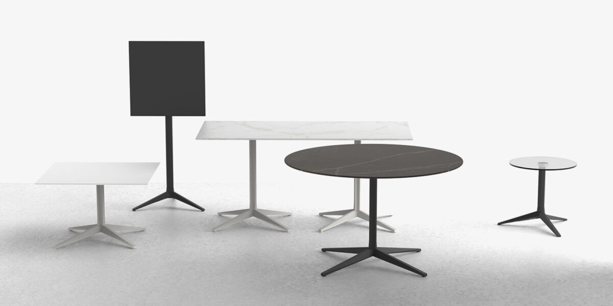 "Vondom MAKE tables designed with simplicity and versatility for modern environments."