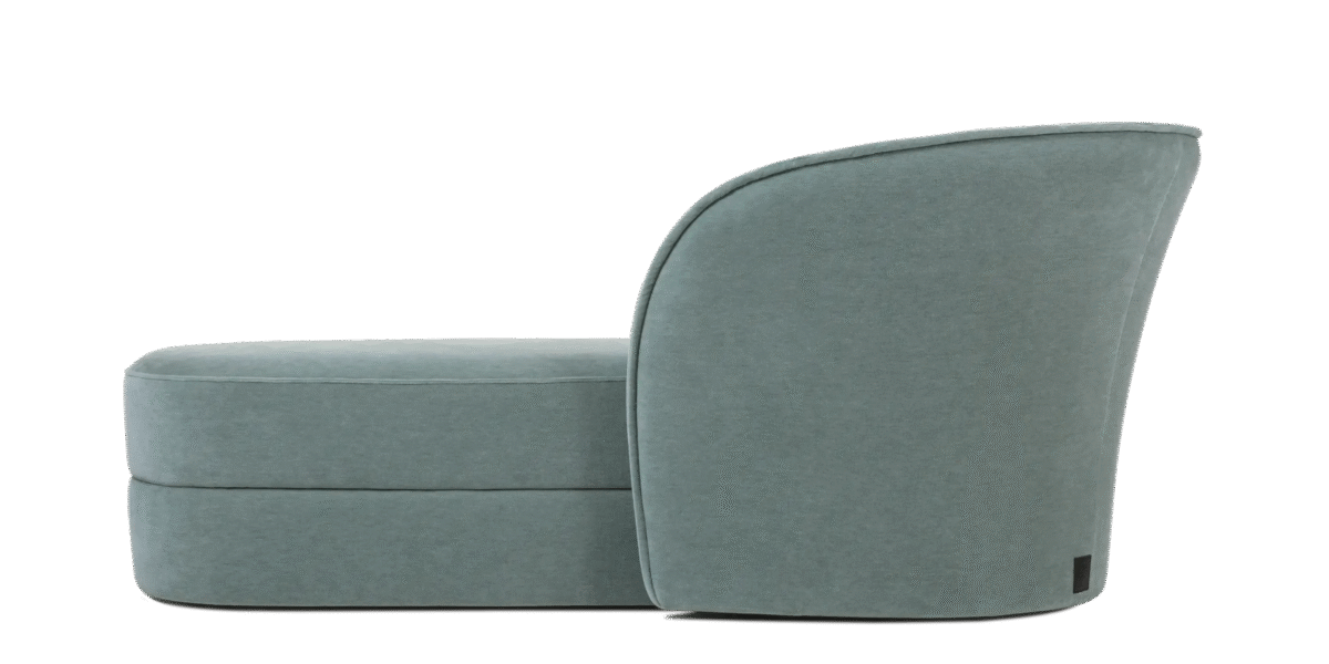Luxury contemporary Aldora Chaise Longue by Moooi, a high-end statement piece for Birmingham, Michigan.