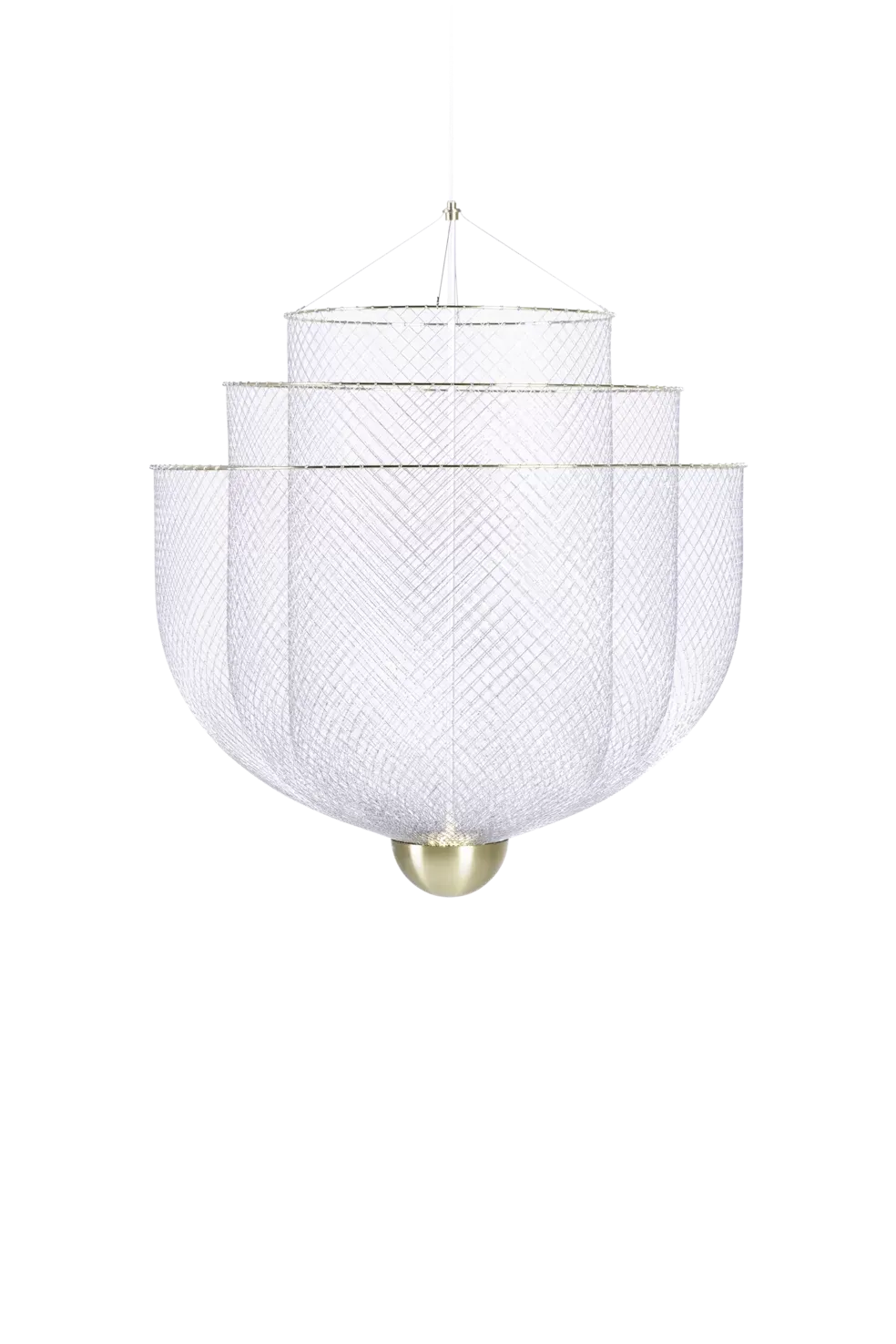 High-end Meshmatics chandelier by Moooi, a modern luxury lighting fixture for Royal Oak, Michigan.