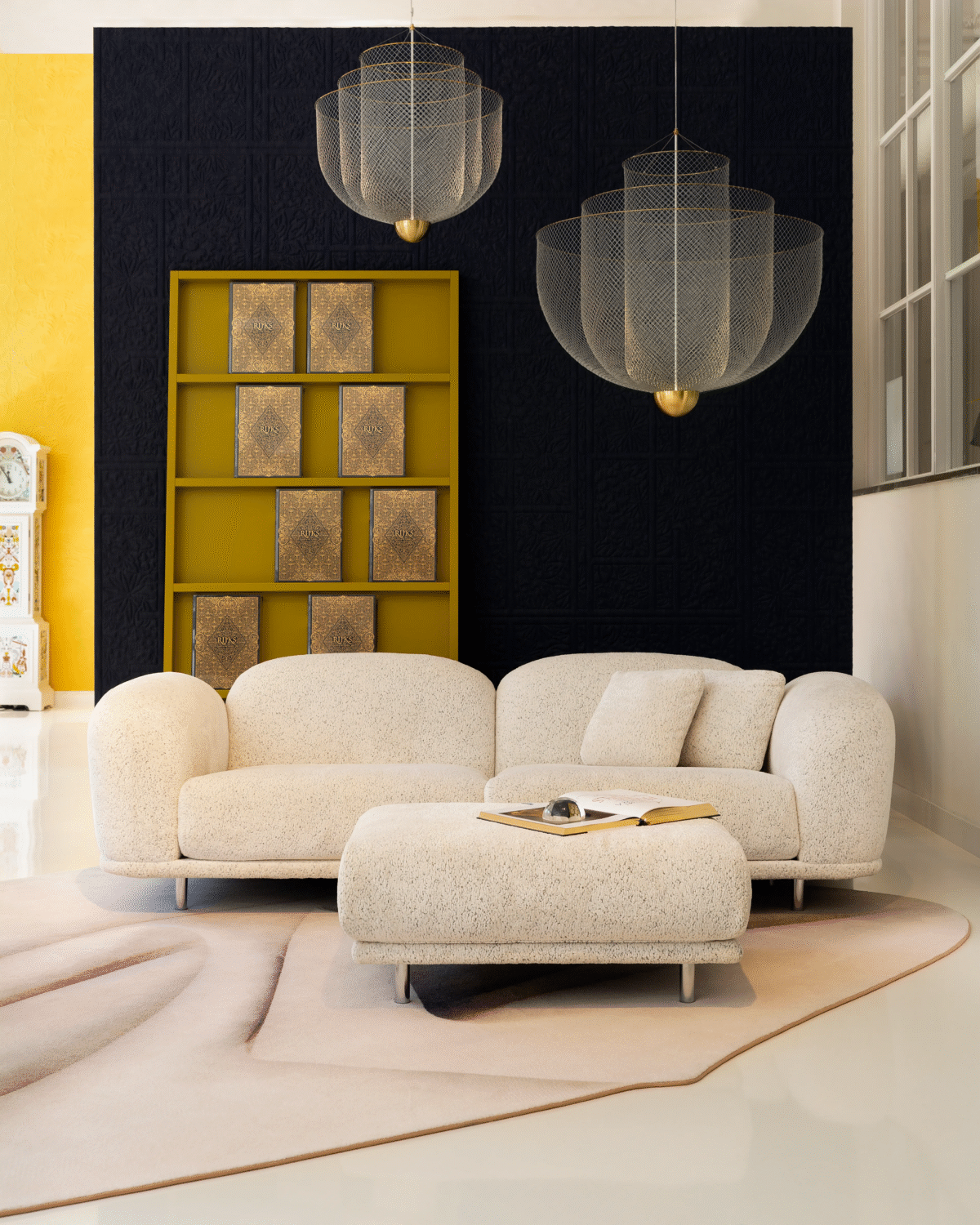 Contemporary Meshmatics lamp by Moooi, perfect for an artistic, high-end interior in Birmingham, Michigan.