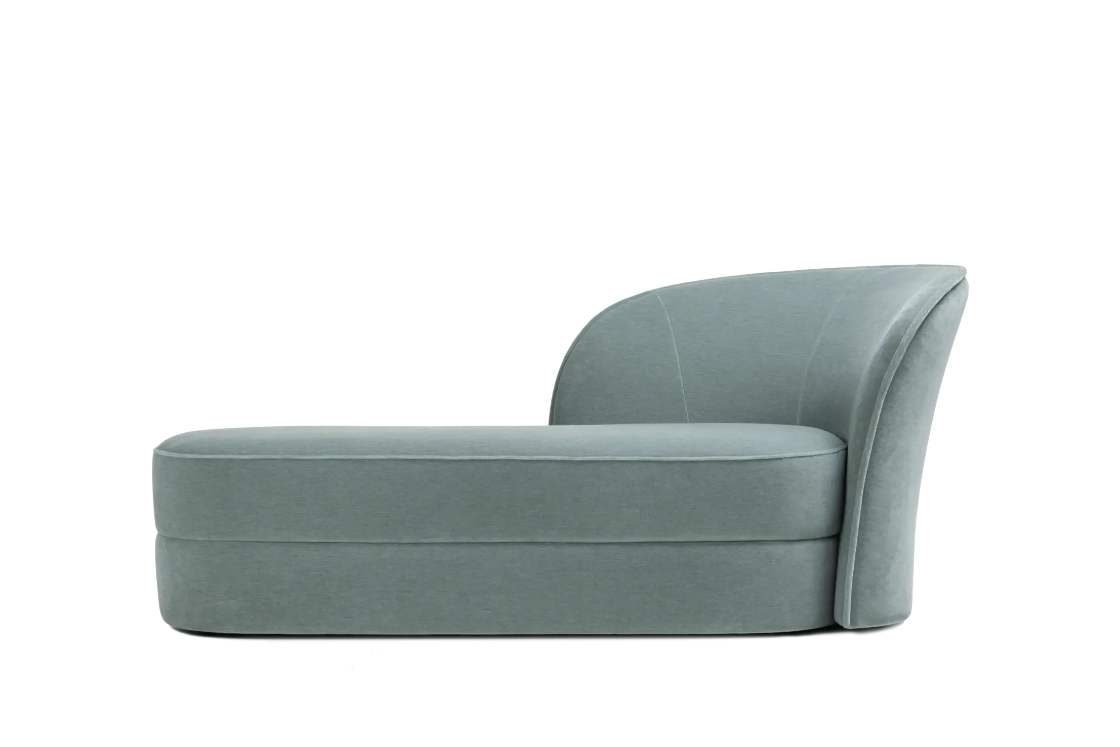 Luxury contemporary Aldora Chaise Longue by Moooi, a high-end statement piece for Birmingham, Michigan.