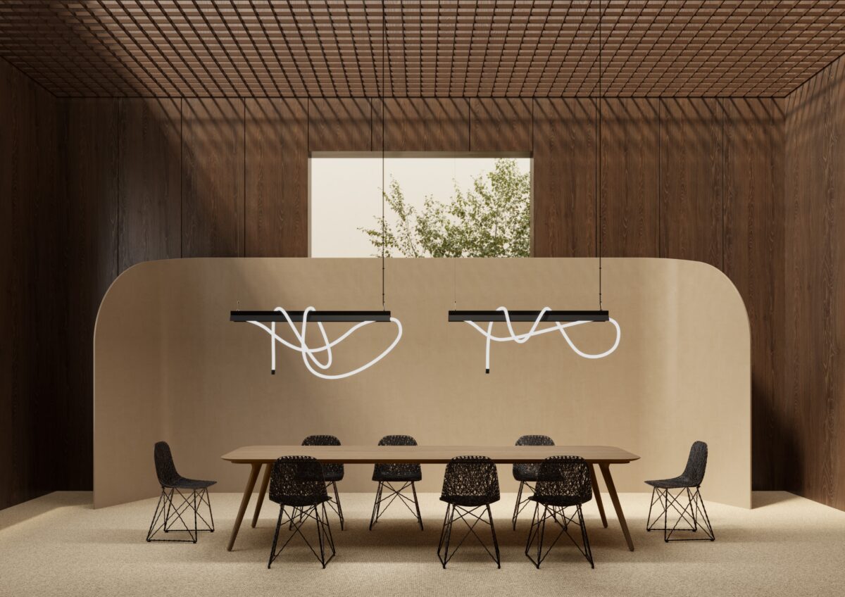 Heracleum III Suspended by Moooi, with dimensions of 98 cm width, 65 cm height, and 98 cm depth, suitable for spacious interiors.