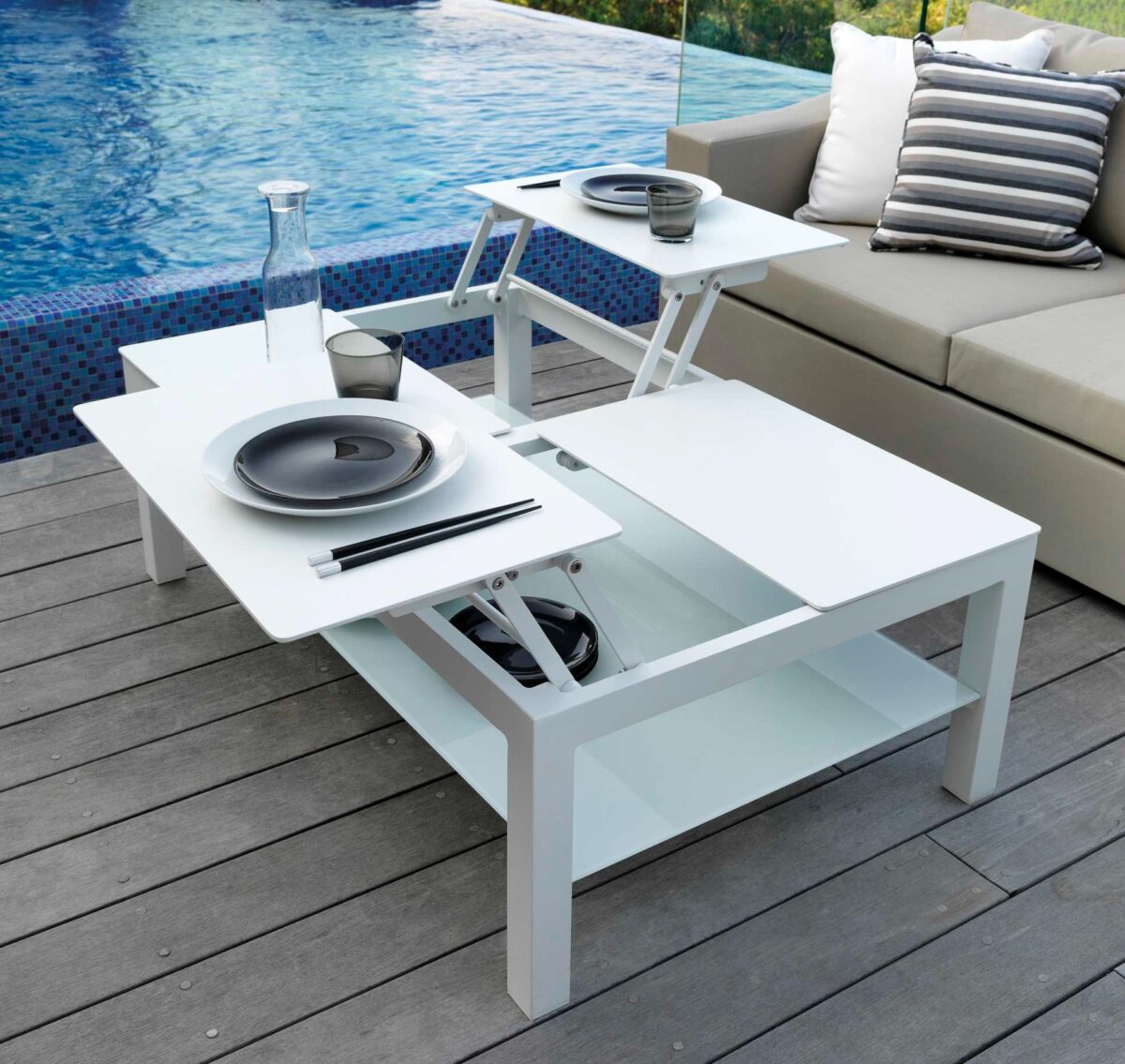 Talenti Chic Director Chair featuring modern director-style design and durable materials for Royal Oak, Michigan patios