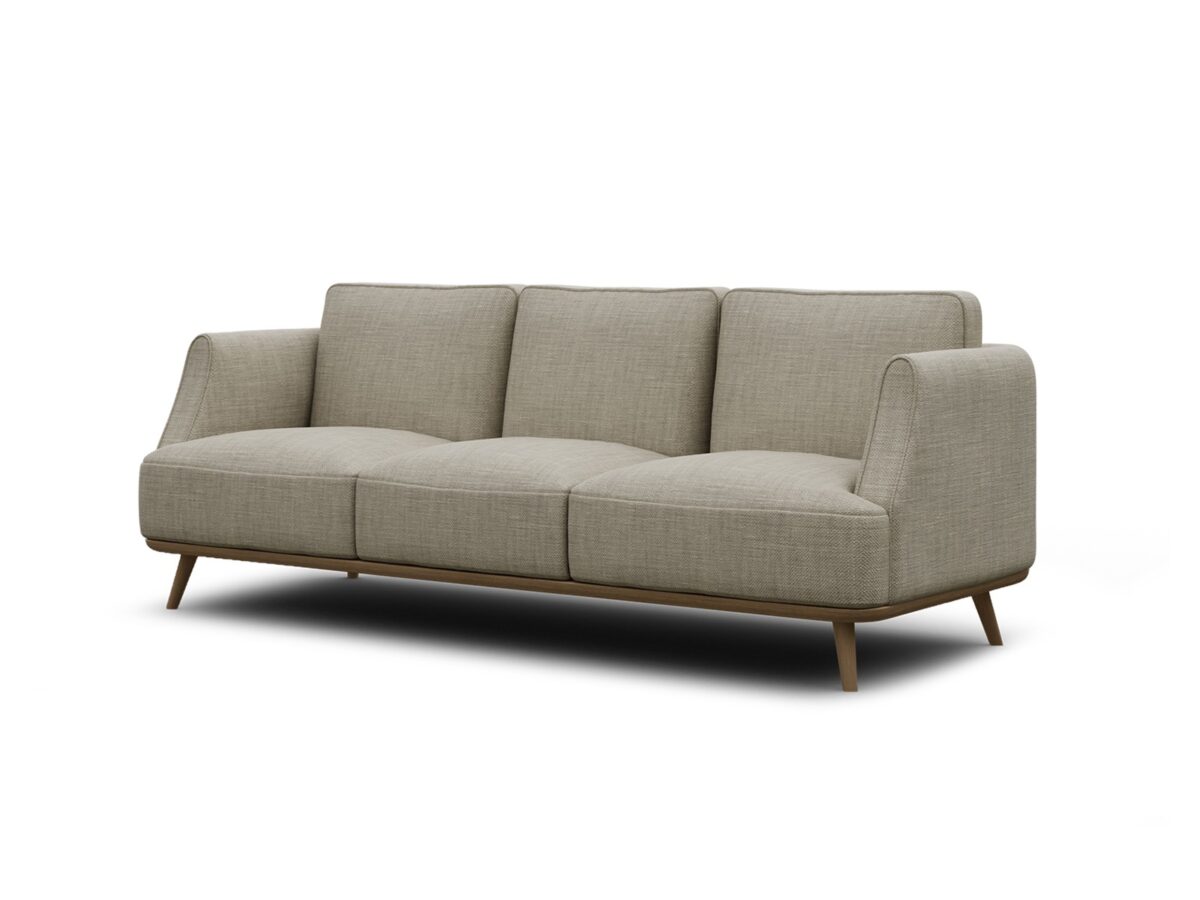 Luxury contemporary Charlotte sofa by Natuzzi, designer seating for Birmingham, Michigan.