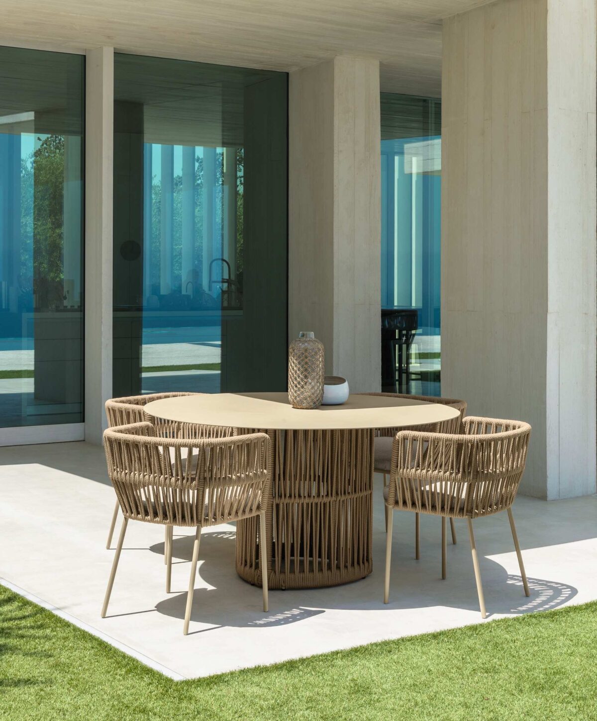 Cliff Dining Armchair by Talenti – ideal for upscale gardens, terraces, or rooftop dining in Troy, Michigan