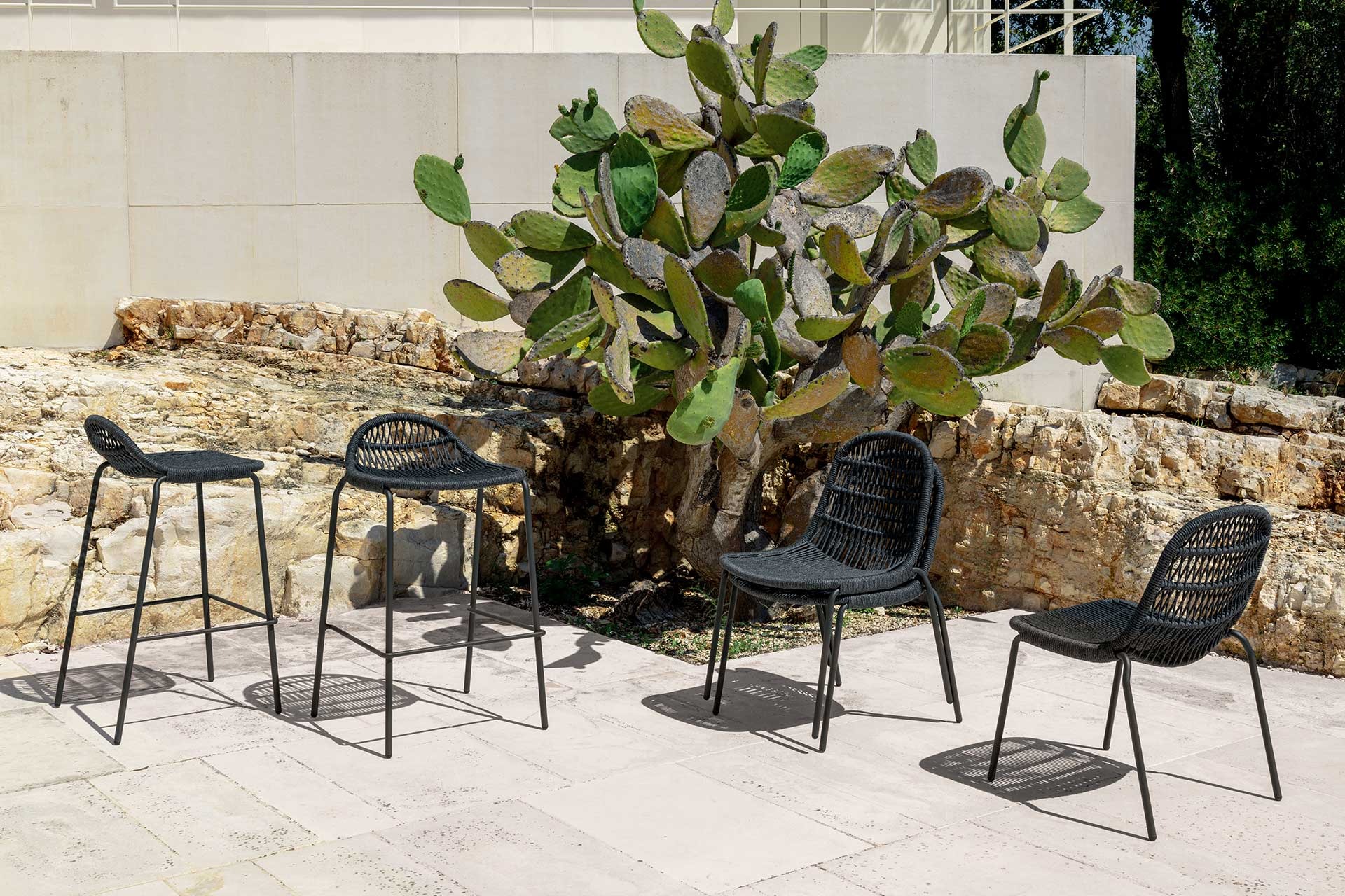 Modern Panama Bar Stool by Talentispa Italian design in Royal Oak Michigan showroom