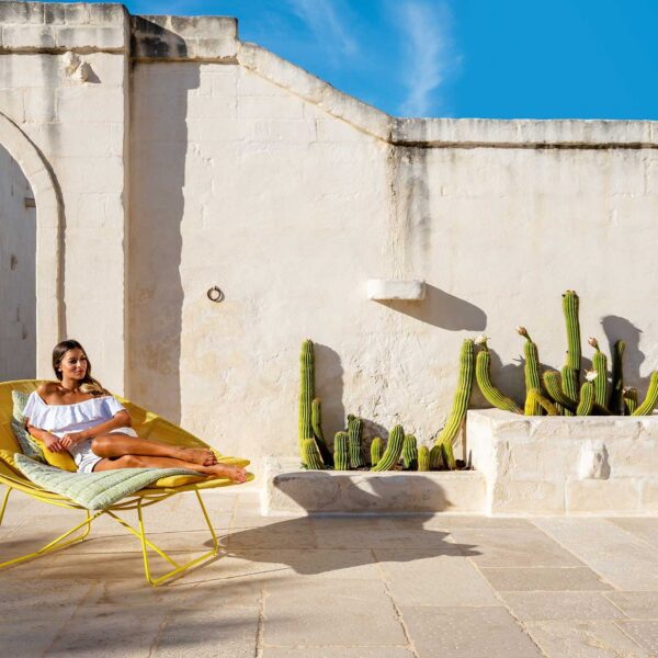 Panama Living Relax Armchair by Talenti – luxury Italian outdoor chair with wide seat and relaxed silhouette