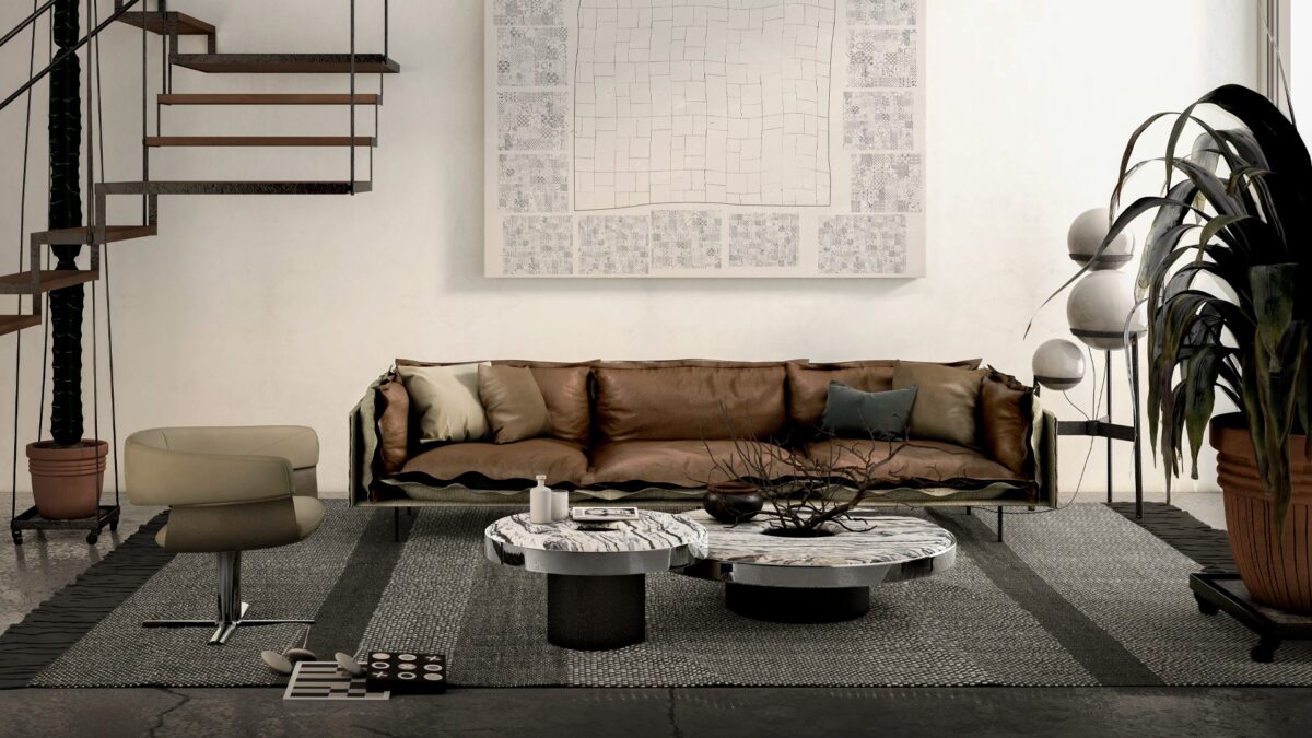Modern luxury sofa, Aperitif by Arketipo, Royal Oak, Michigan.