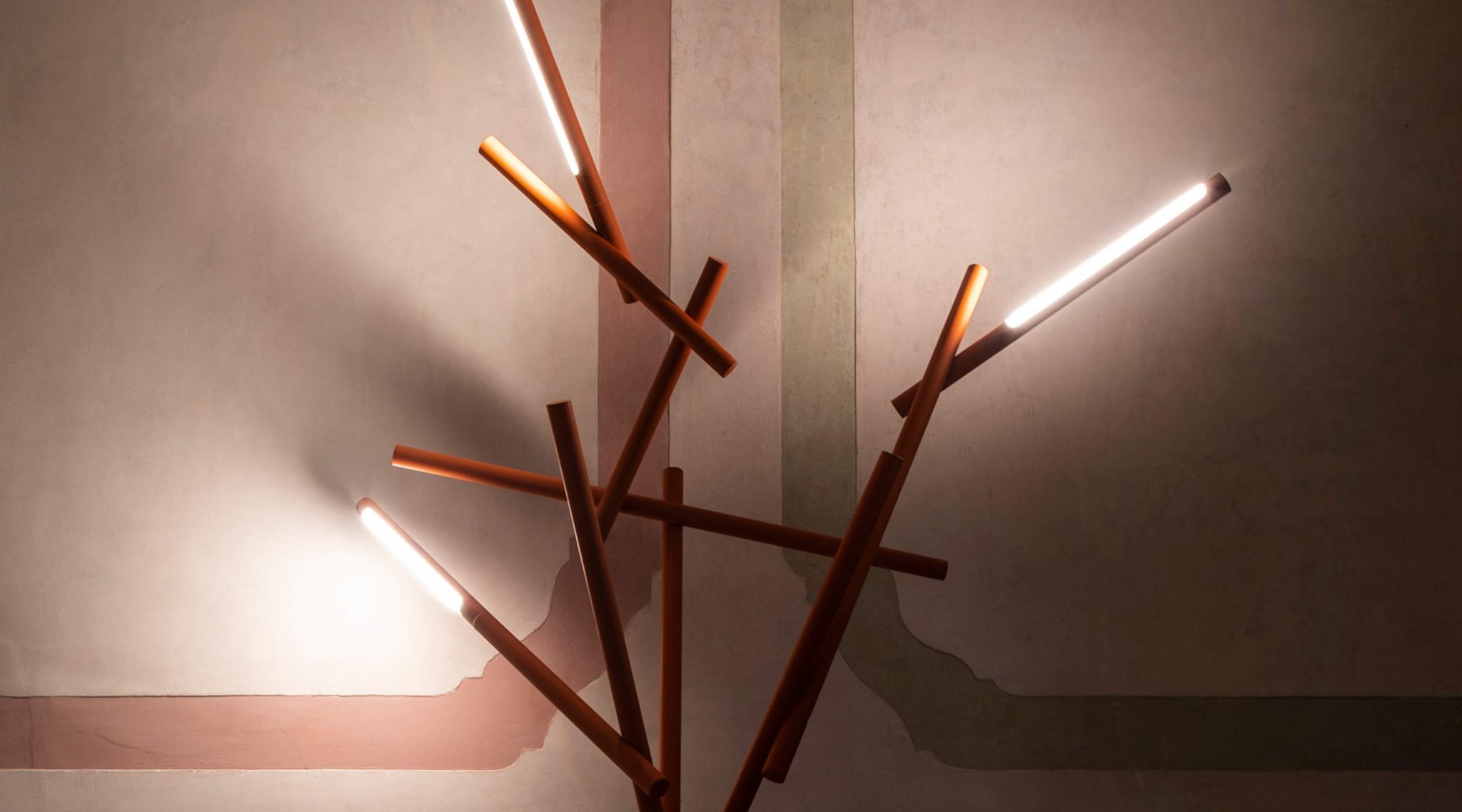 Tuareg by Foscarini, modern lighting design for Royal Oak, Michigan interiors.