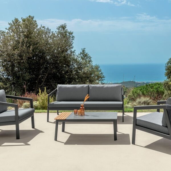Modern Nova 2‑seater Sofa by Talentispa Italian design in Royal Oak Michigan showroom