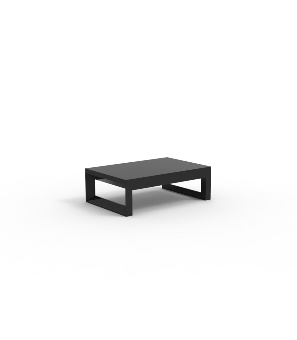 Vondom FRAME Ottoman offering minimalist elegance and functionality for modern exterior environments