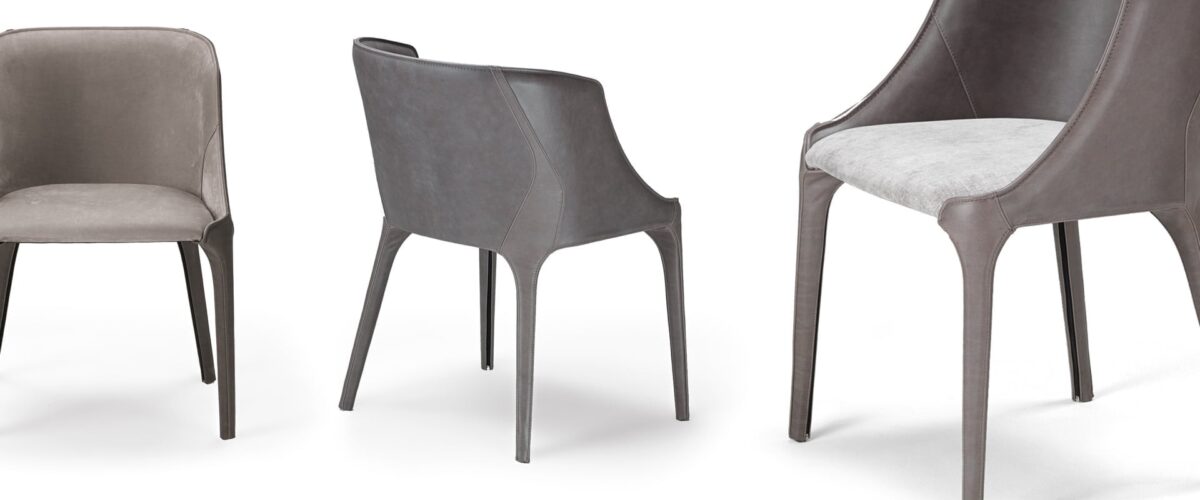 Contemporary Italian seating, Goldie by Arketipo, Birmingham, Michigan.