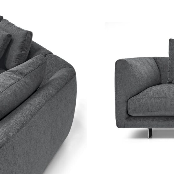 Italian crafted Self Control sofa, Arketipo, Birmingham, Michigan.