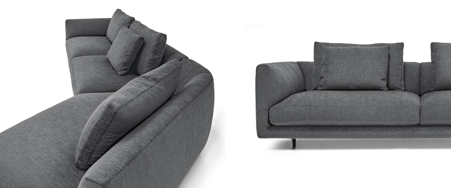 Italian crafted Self Control sofa, Arketipo, Birmingham, Michigan.