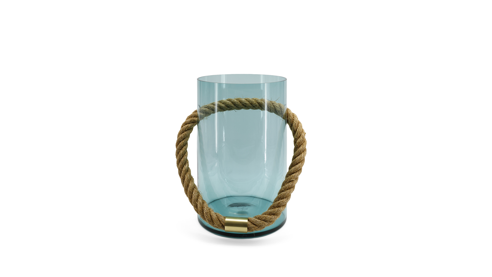 Luxury contemporary Rope Vase by Natuzzi Italia, high-end Italian decorative accessory for Birmingham, Michigan.