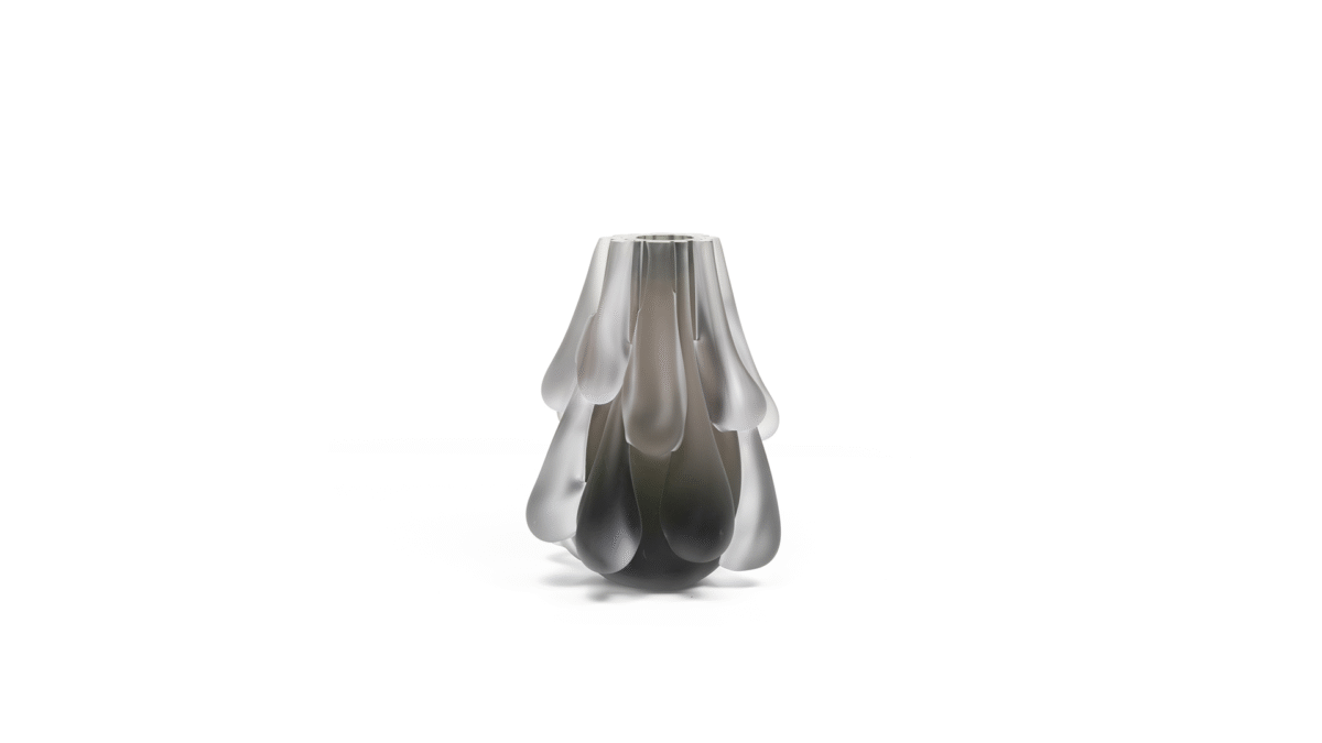 High-end Dew Vase by Natuzzi Italia, modern Italian decorative accessory for Troy, Michigan.