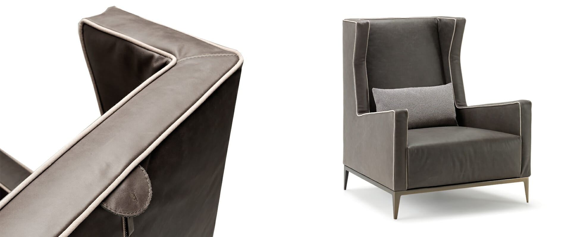 Modern luxury sofa, Goldfinger by Arketipo, Royal Oak, Michigan.