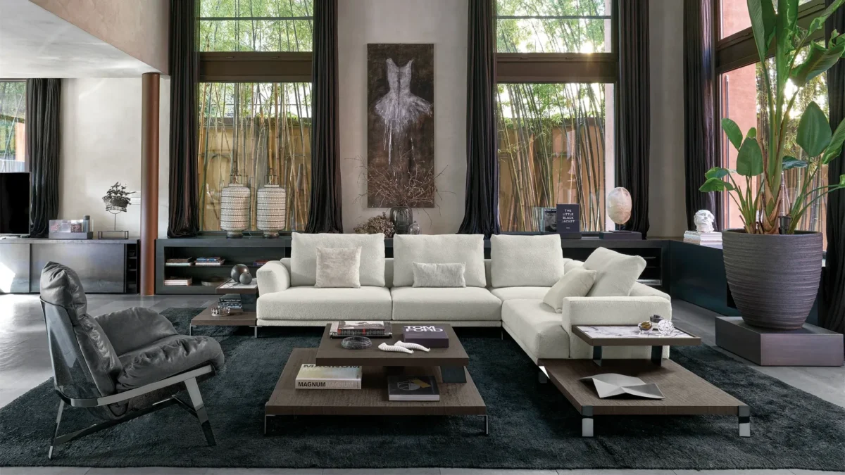 That’s Life by Arketipo with premium upholstery and sleek metal legs