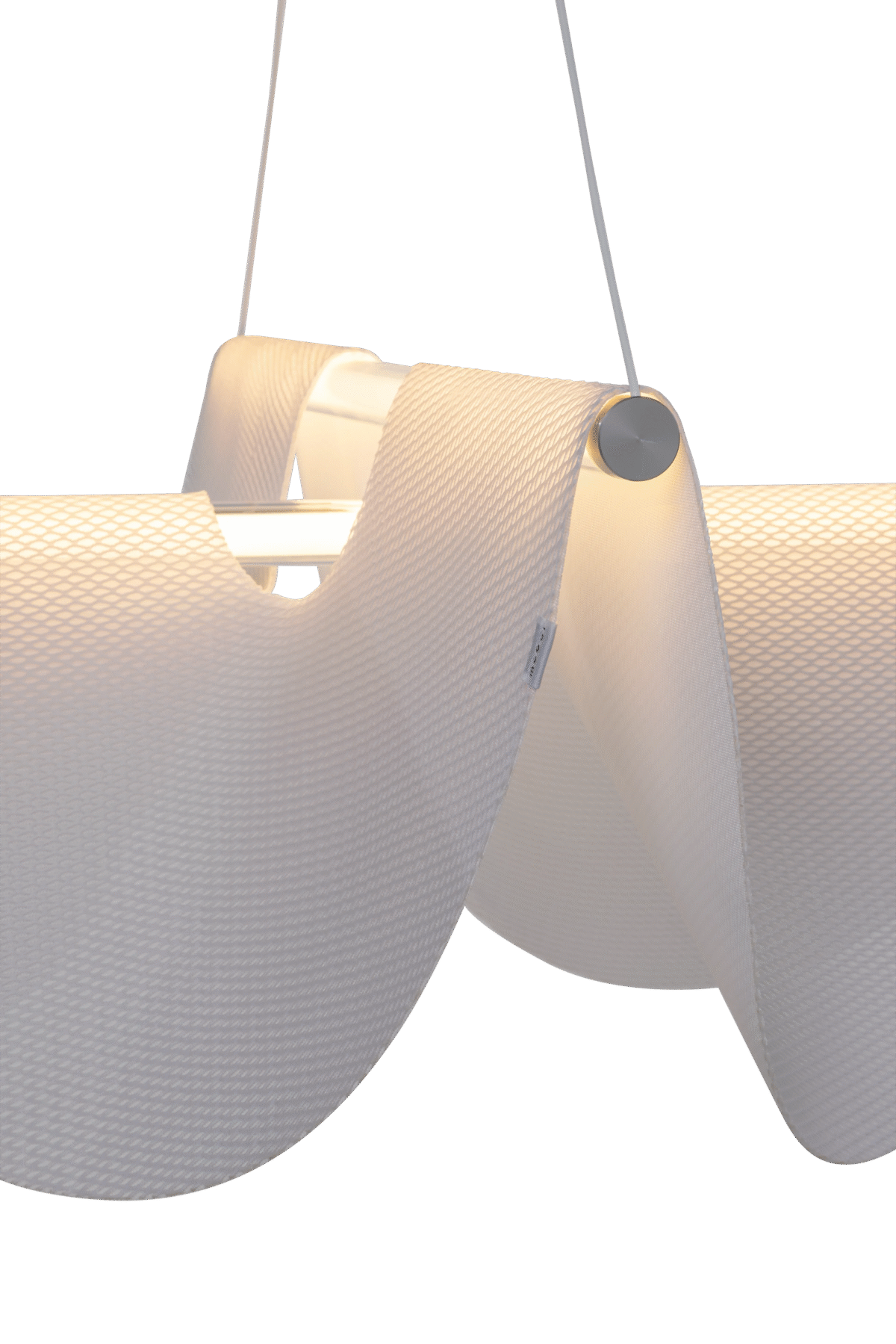 Drape Light by Moooi brings contemporary charm to Troy, Michigan interiors.