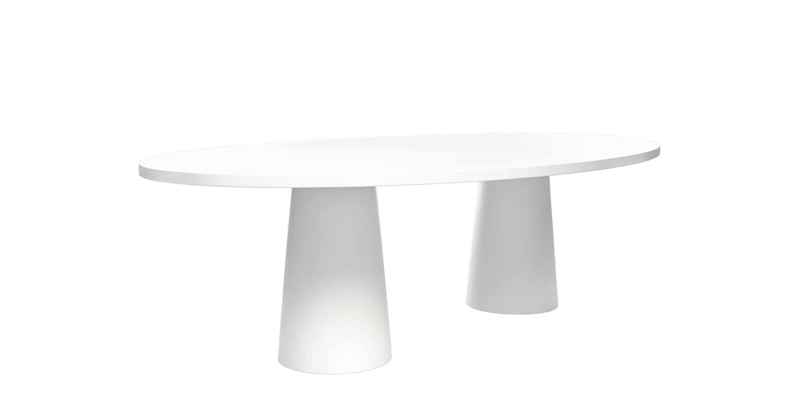 Modern Container Table Classic Oval by Marcel Wanders for Moooi, high-end Dutch design dining table for Royal Oak, Michigan.