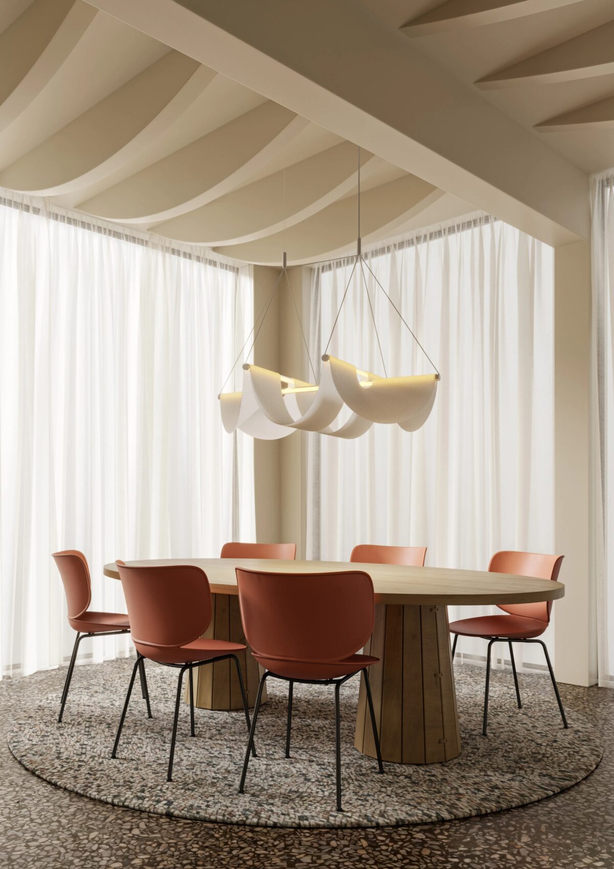 Add sophistication with Drape Light by Moooi in Birmingham, Michigan.