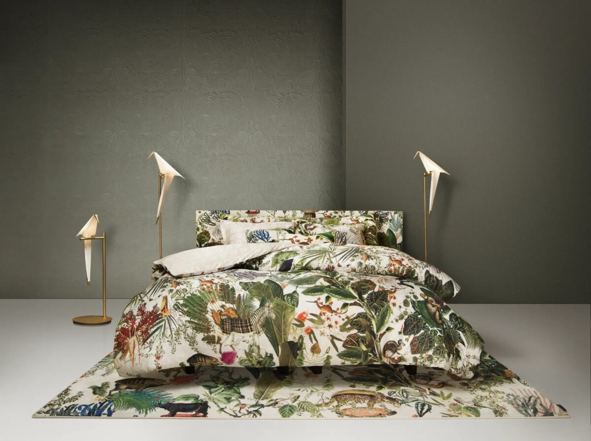 Luxury contemporary Menagerie of Extinct Animals XL Pillow by Moooi, high-end Dutch design decorative cushion for Birmingham, Michigan.