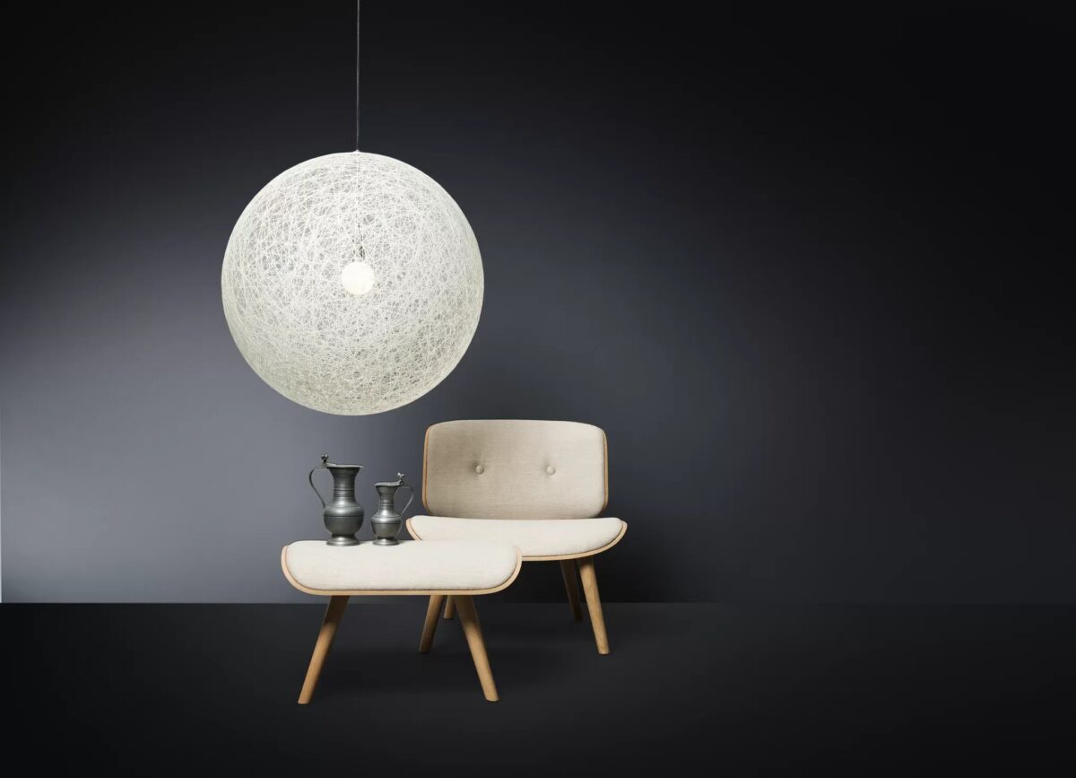 High-end Nut Lounge Chair by Marcel Wanders for Moooi, modern Dutch design comfortable seating for Troy, Michigan.