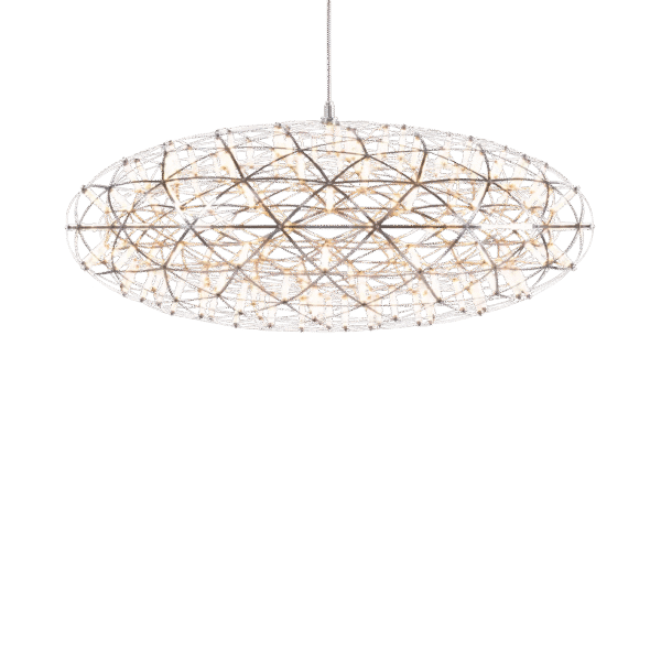 Luxury contemporary Raimond II Zafu spherical ambient light by Moooi, designer unique starry lighting for Royal Oak, Michigan.