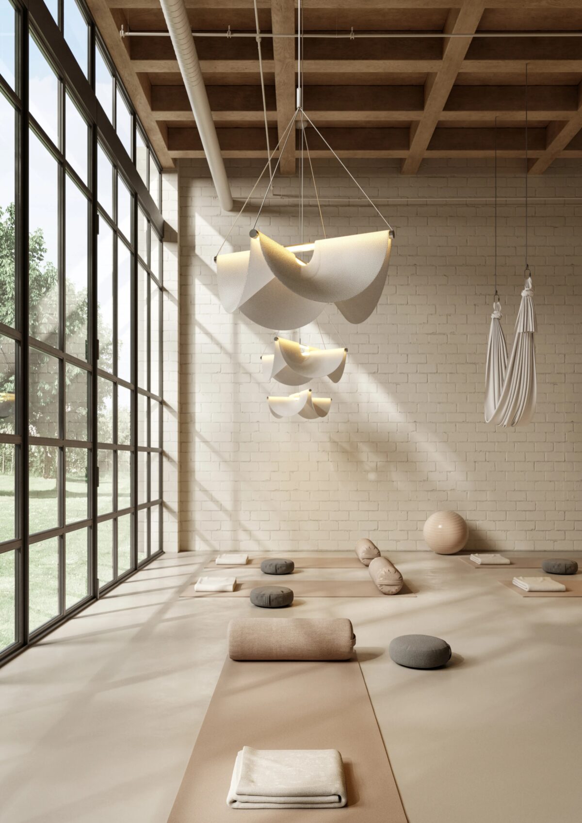 The modern Drape Light by Moooi is ideal for Royal Oak, Michigan homes.