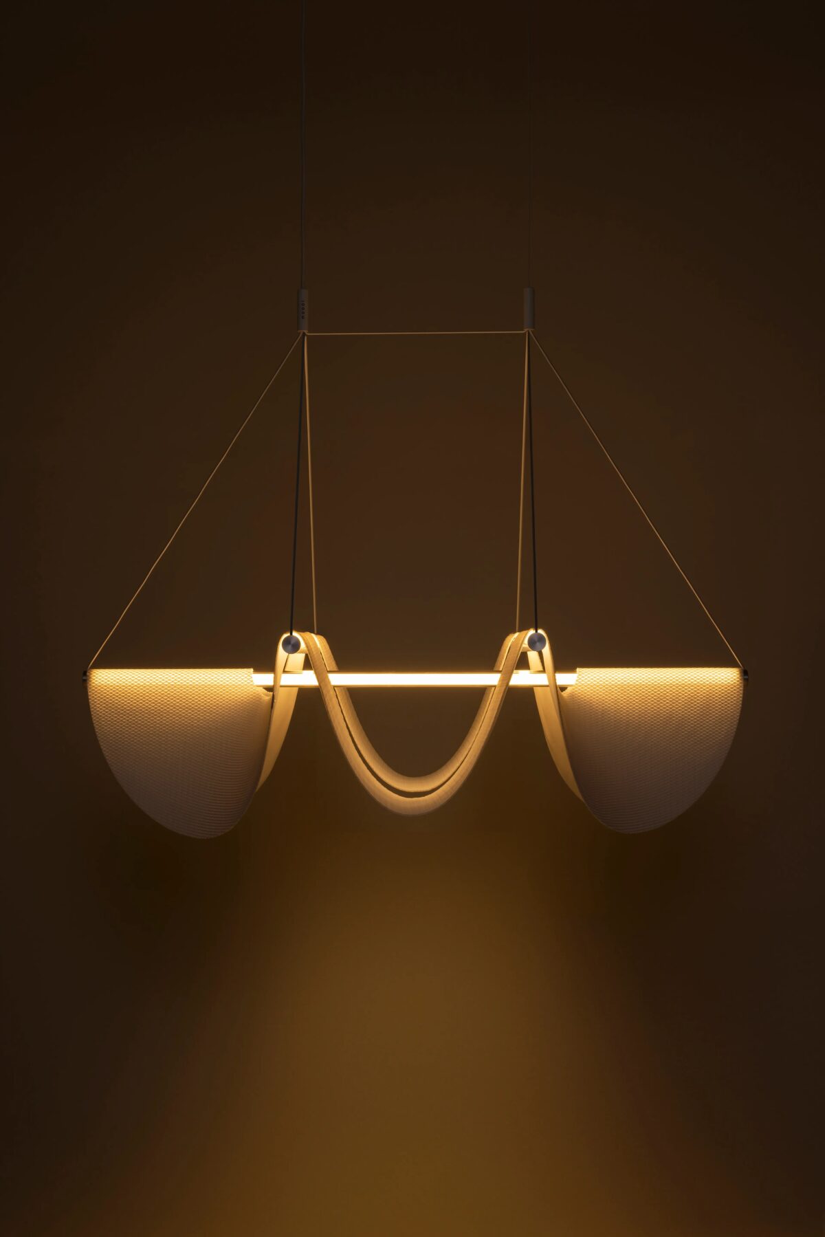 Drape Light by Moooi illuminates luxury interiors in Troy, Michigan.