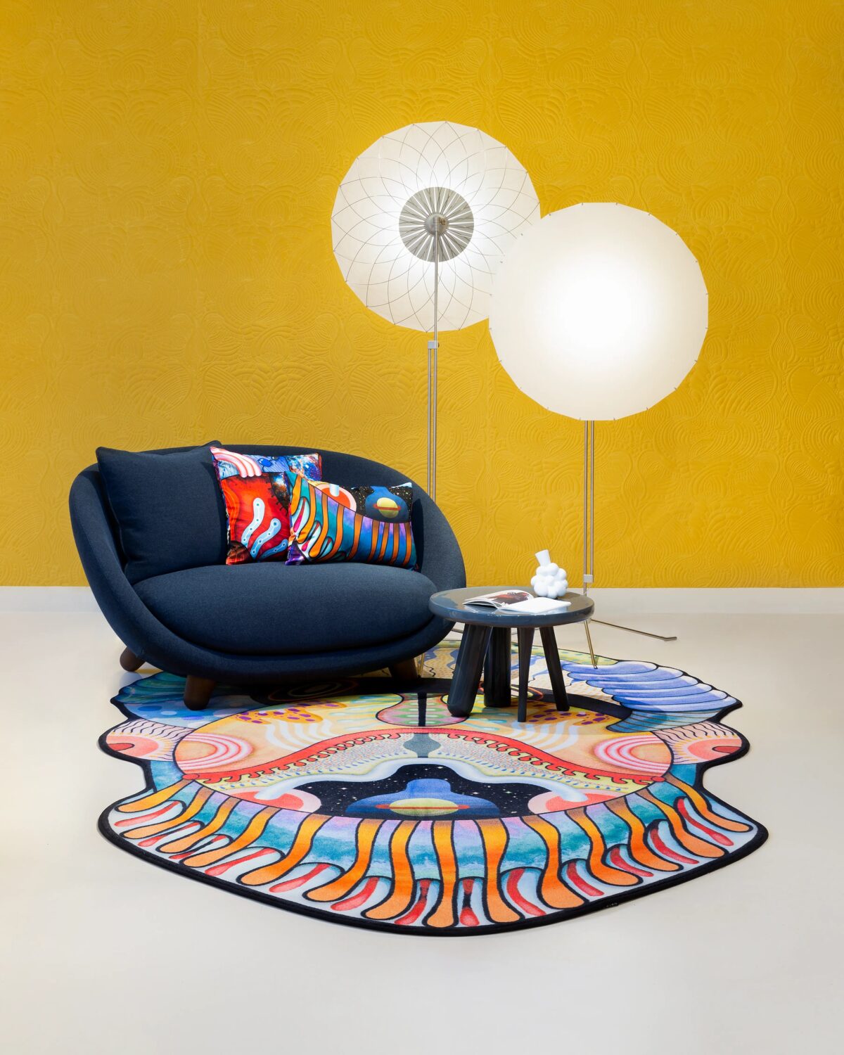 Filigree Floor Lamp by Moooi in Royal Oak, Michigan, enhancing modern décor.