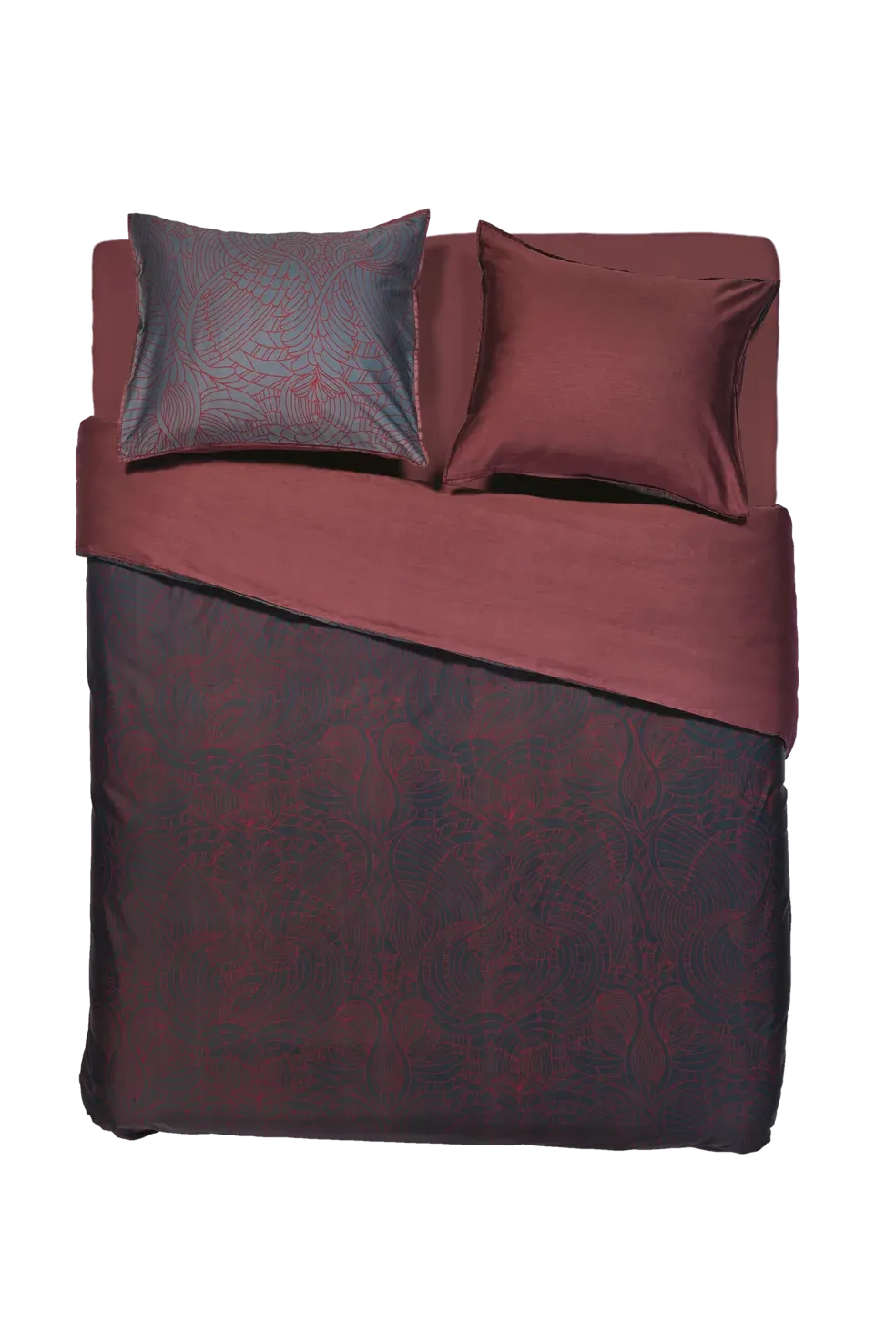 High-end Dodo Pavone Duvet Cover by Moooi, modern Dutch design luxury bedding for Troy, Michigan.