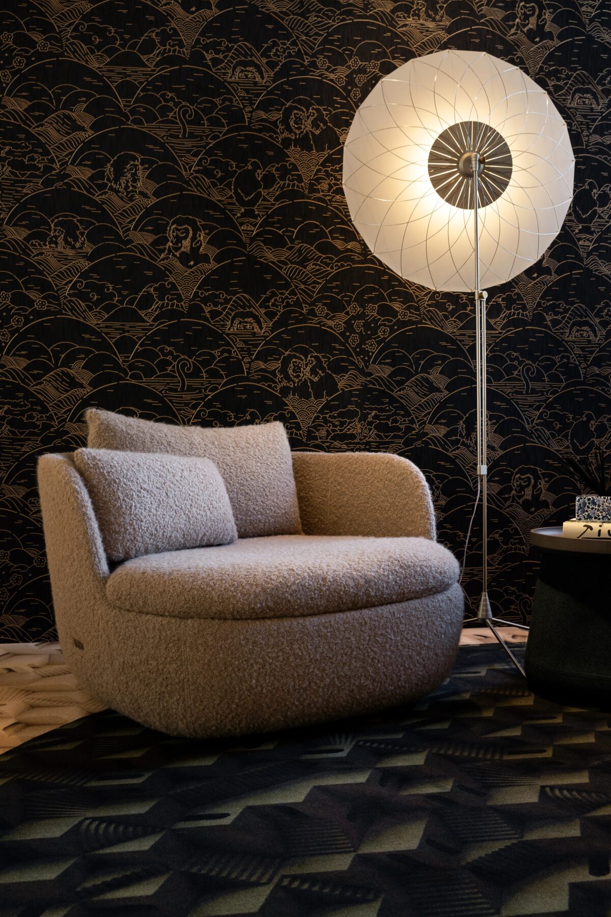 Stylish Filigree Floor Lamp by Moooi to complement luxury interiors in Birmingham.