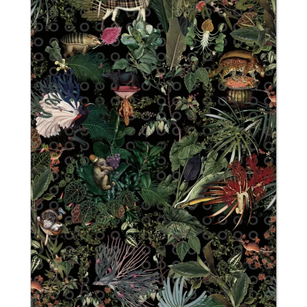 Luxury contemporary Menagerie of Extinct Animals carpet by Moooi, high-end designer rug for Birmingham, Michigan.