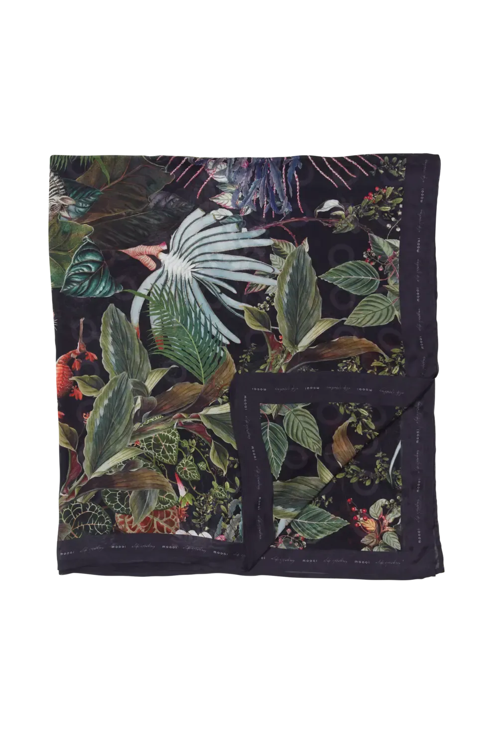 Luxury contemporary Extinct Animals bed runner XL by Moooi, designer bedroom textile for Birmingham, Michigan.