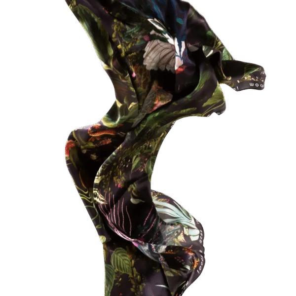 Luxury contemporary Extinct Animals textile scarf by Moooi, designer home accent for Royal Oak, Michigan.