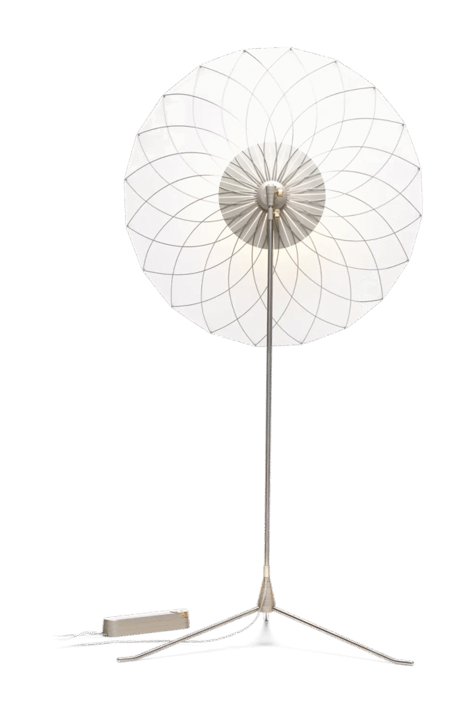 Filigree Floor Lamp by Moooi in Royal Oak, Michigan, showcasing intricate design.