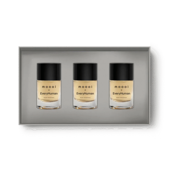 High-end Moooi x EveryHuman luxury gift set, modern Dutch designer home fragrance for Troy, Michigan.