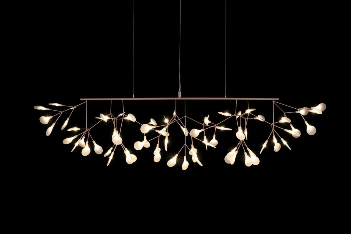 Modern Heracleum III Linear light fixture in Birmingham, Michigan