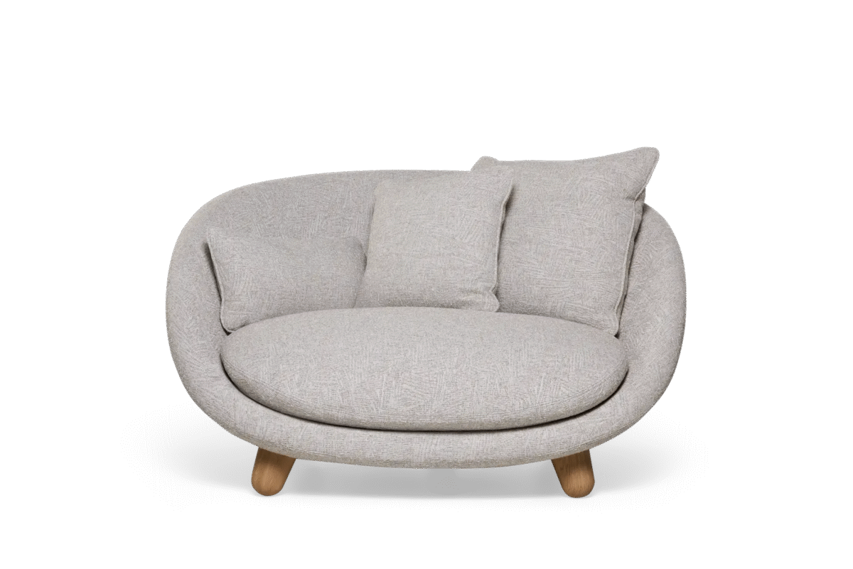 Luxury contemporary Love Sofa by Marcel Wanders for Moooi, high-end Dutch design for Birmingham, Michigan.