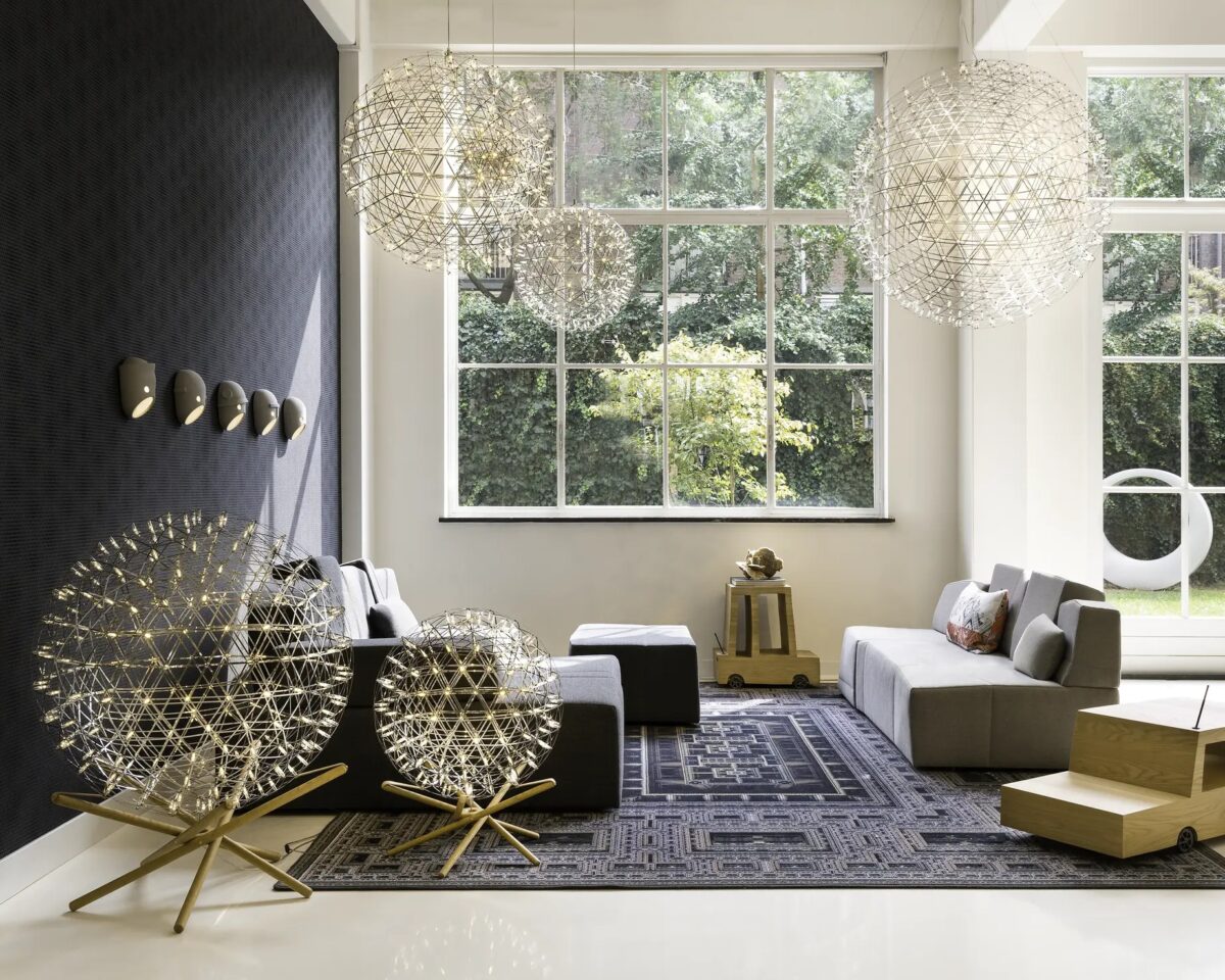Modern Raimond II light fixture by Moooi in Royal Oak, Michigan.