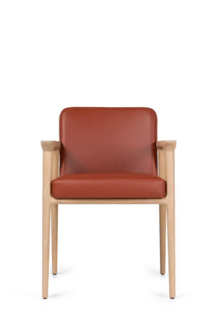 Luxury contemporary Zio Dining Chair by Marcel Wanders for Moooi, high-end Dutch design wooden chair for Birmingham, Michigan.