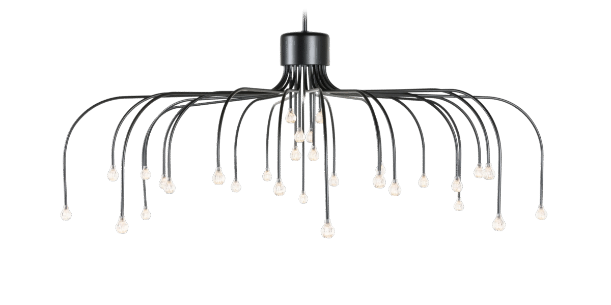 Modern Starfall Light by Front for Moooi, high-end Dutch design celestial lighting for Royal Oak, Michigan.