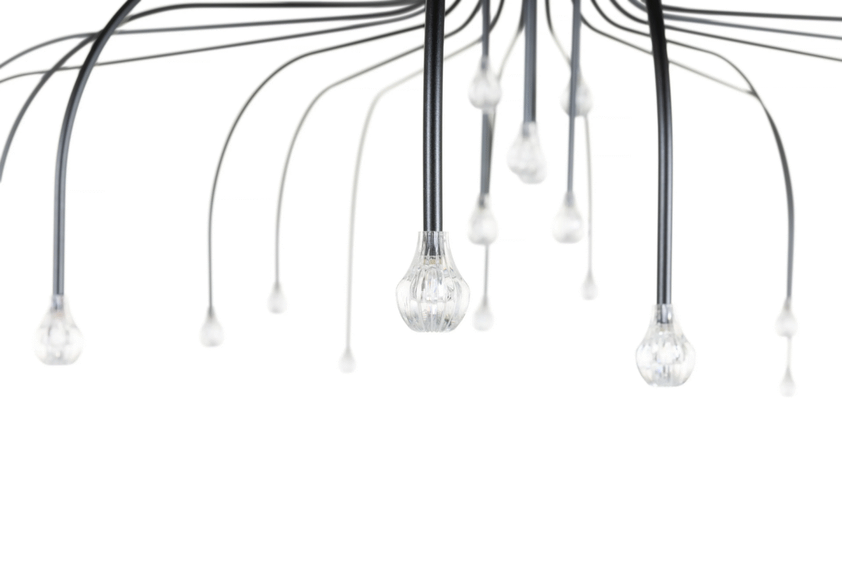 Modern Starfall Light by Front for Moooi, high-end Dutch design celestial lighting for Royal Oak, Michigan.