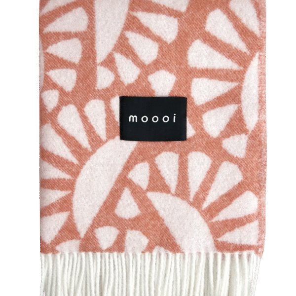 Moooi Woodblock Beetle Blanket, sophisticated luxury in Troy, Michigan.
